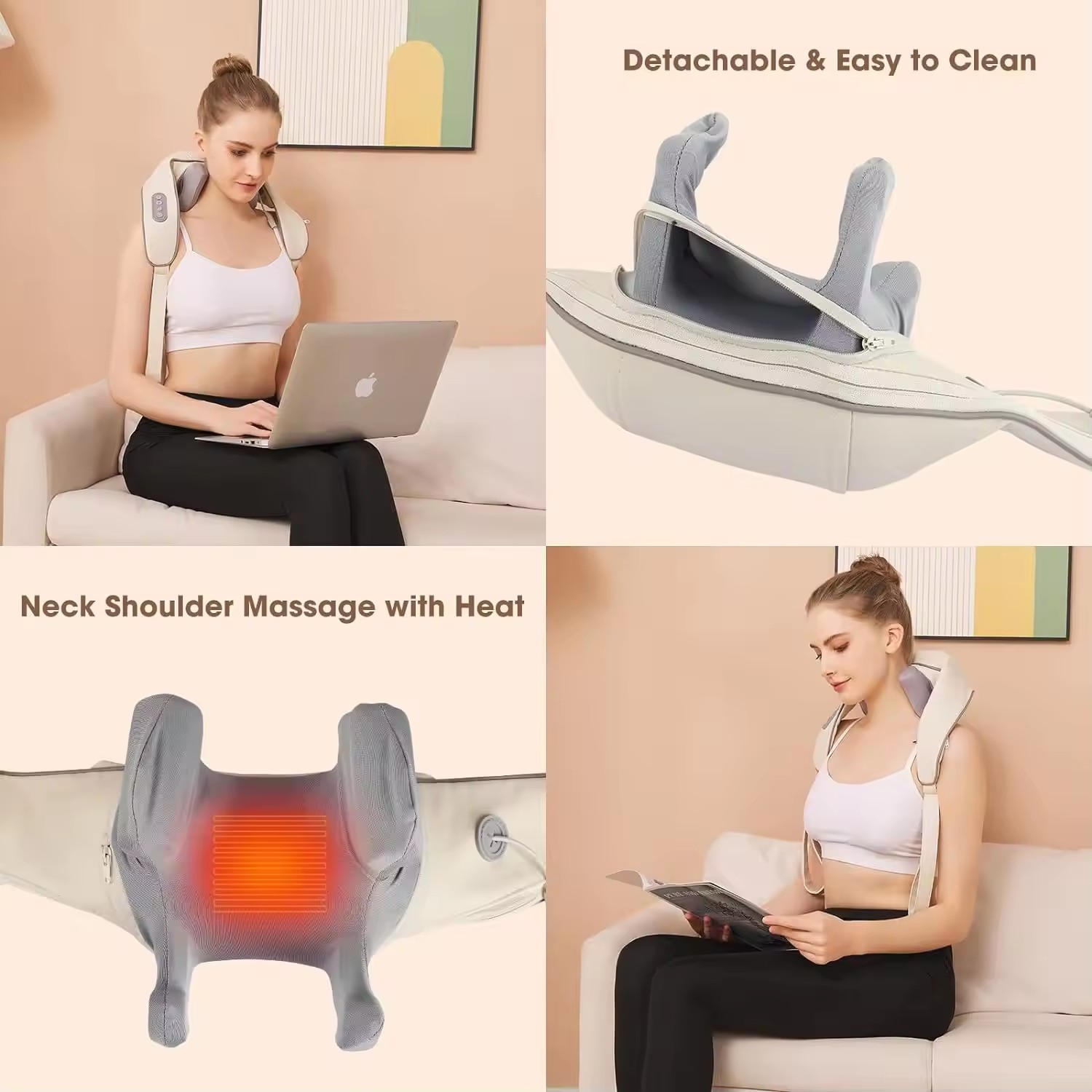 Wireless Mini Shiatsu Neck Massager