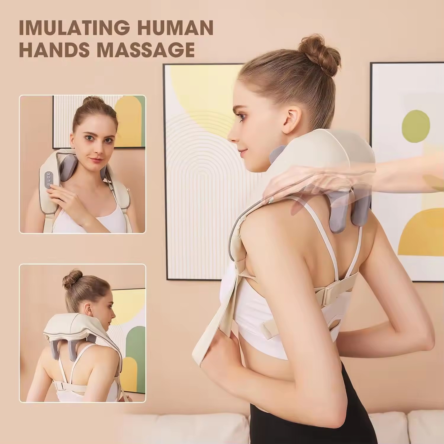 Wireless Mini Shiatsu Neck Massager