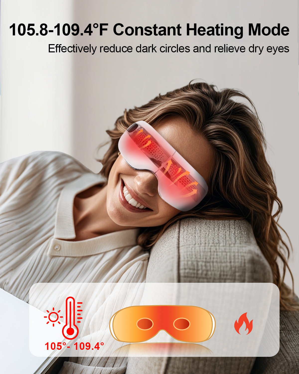  Eye Massager with Hot and Cold