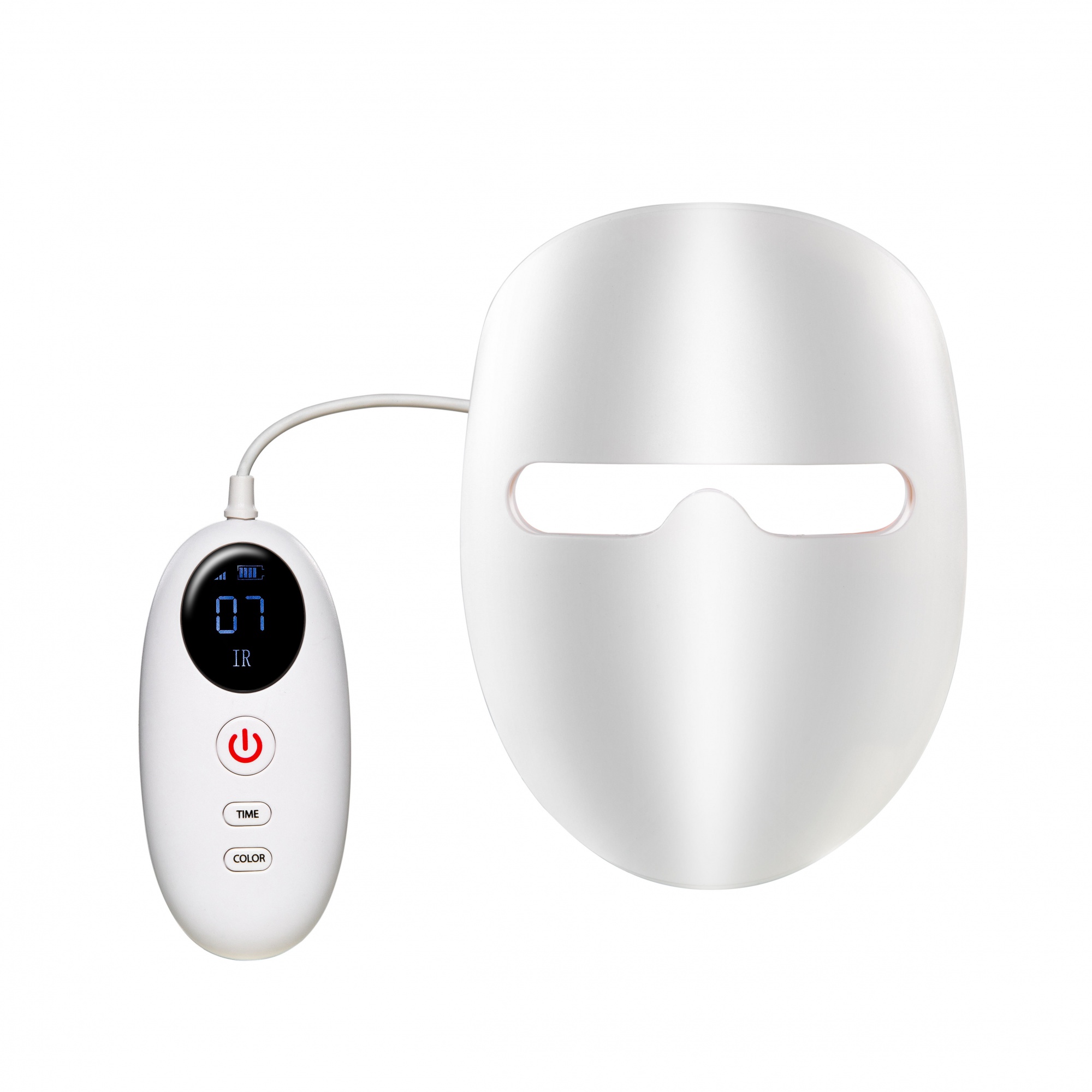 Wireless 7 Colors LED Face Mask  With IR Light 850nm