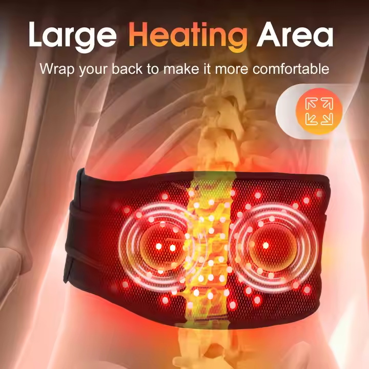 Red Light Heating Massage Waist Belt