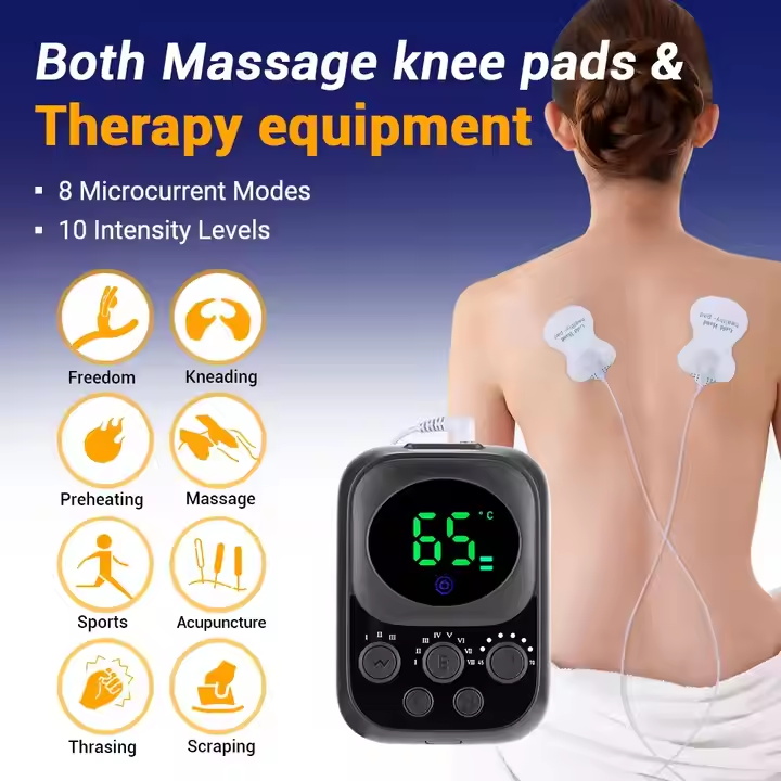 Magnetic Attraction Controlled Heating Massage Knee Pads