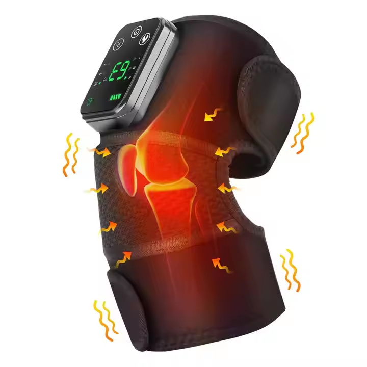 Push-Button Heated and Vibrating Knee Pads
