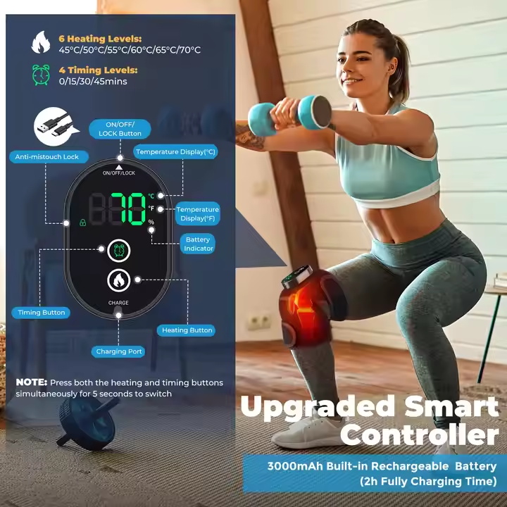Touchscreen Single-heated Knee Pads