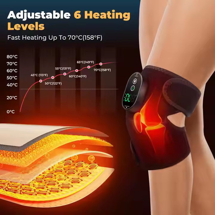 Touchscreen Single-heated Knee Pads