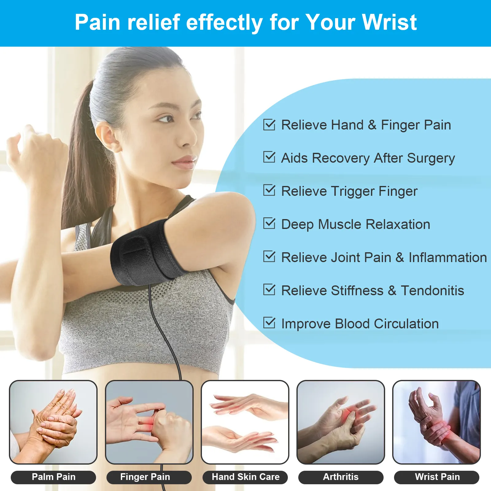 Red Light Therapy Arm Belt