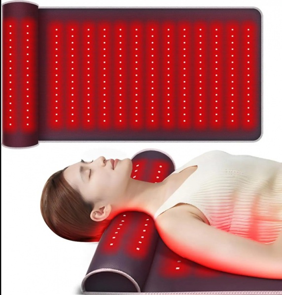 Leather red light therapy pad