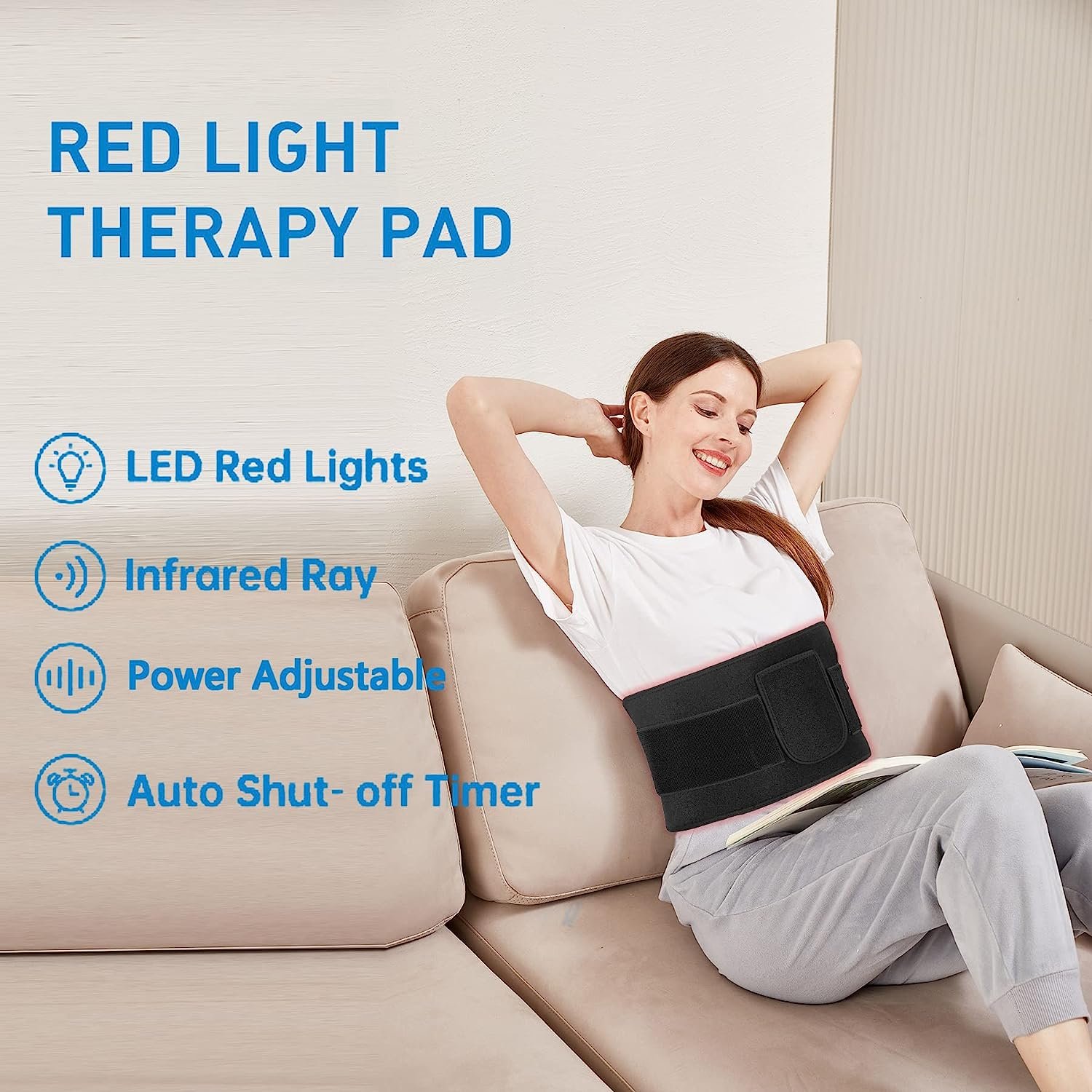 Red Light Therapy Abdominal Pad