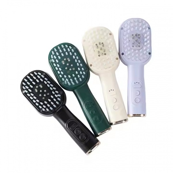 Scalp Massage Comb with Red and Blue Light