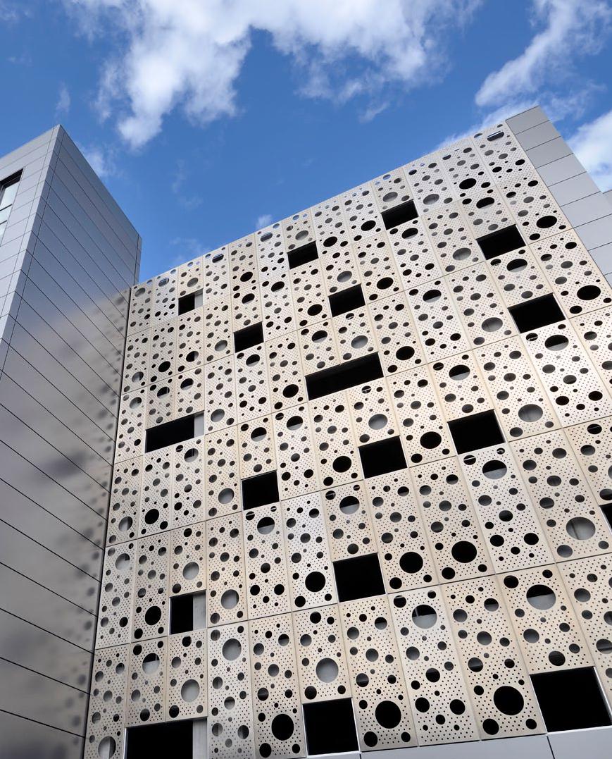 Punching aluminum veneer series