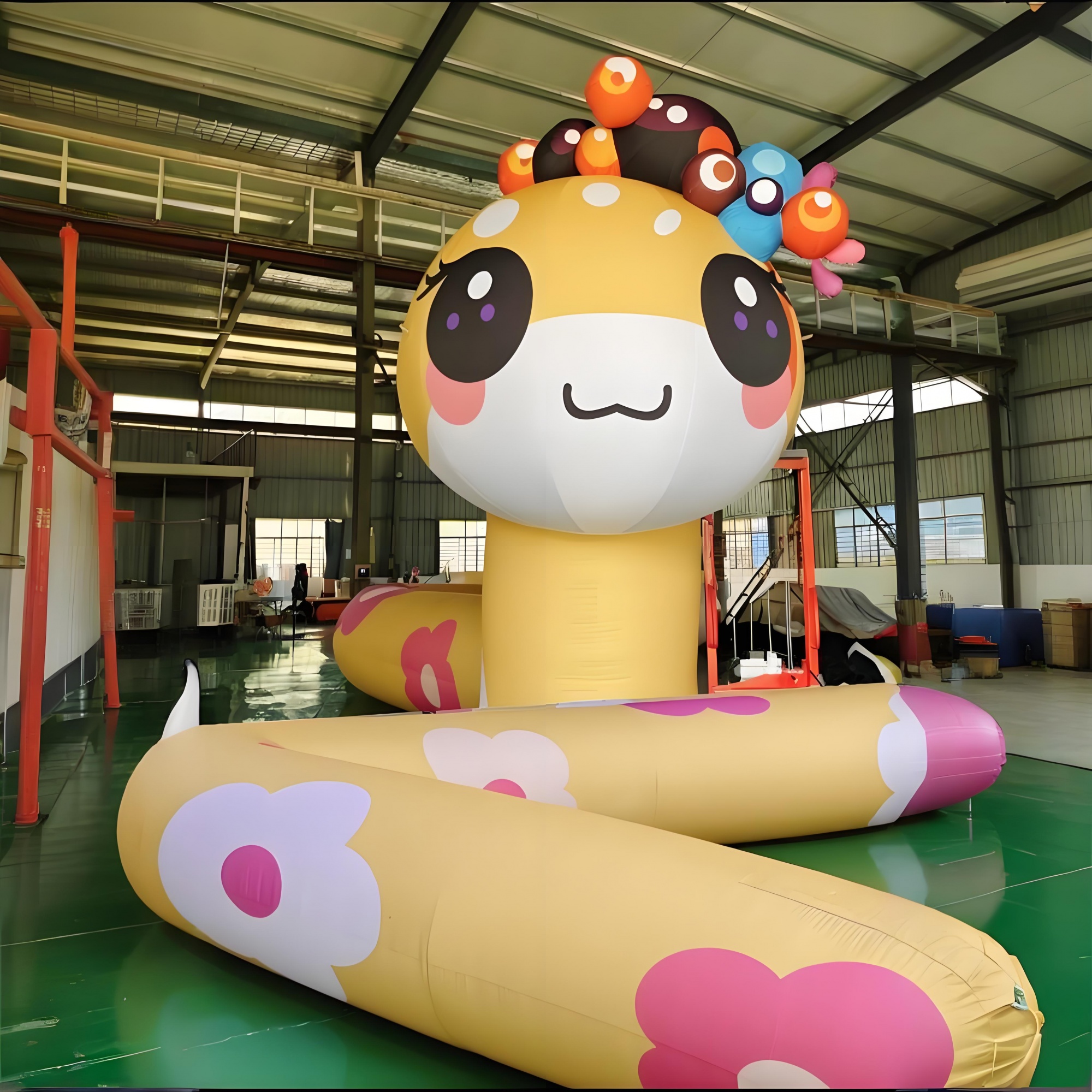 New Year Inflatable Snake Carton Mascot Animal-themed Inflatable