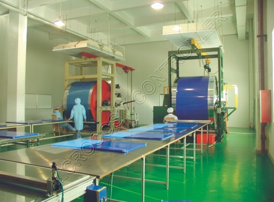 Sticky mat production workshop