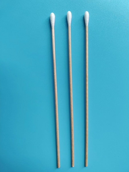 6" wooden cotton swabs