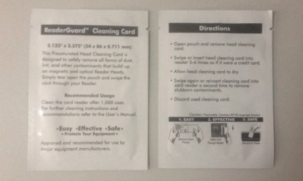 Cleaning card
