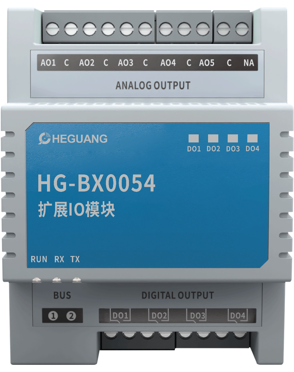 扩展IO模块（5AO,4DO）