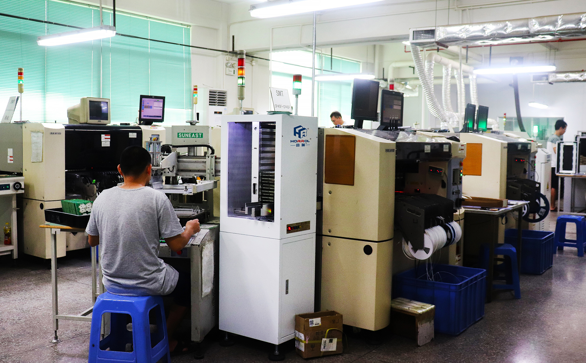 合瑞科技半自动锡膏印刷机微型送板机