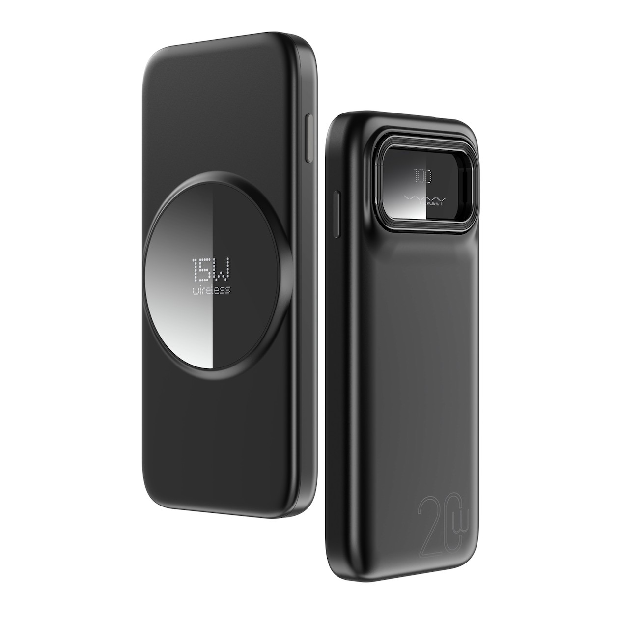 Vyvylabs Leca Digital Display Wireless Fast Charge Power Bank 10000mAh 20W （with stand）