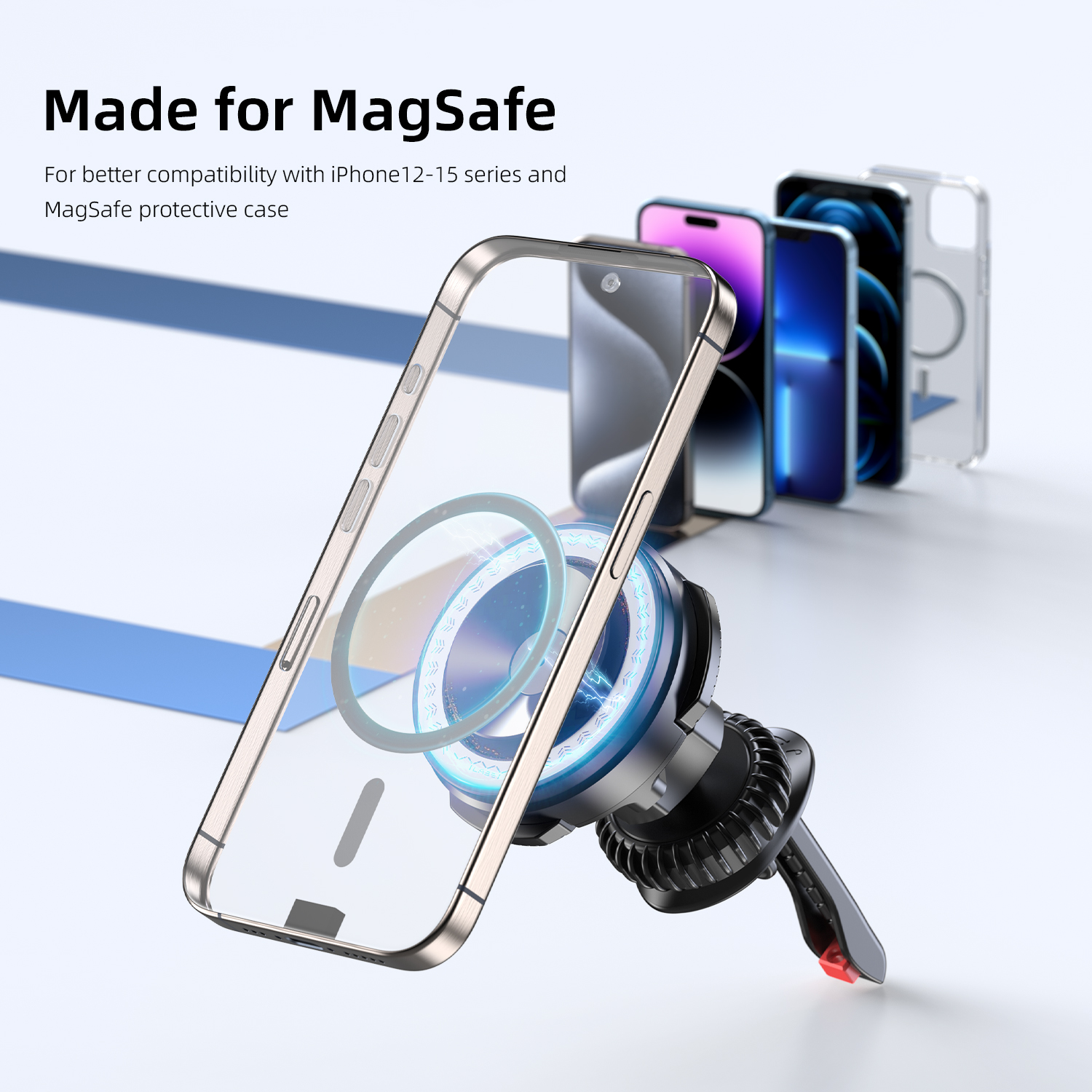 Vyvylabs Air-Mag Dual Lock for MagSafe Car Holder （Air Outlet Version）