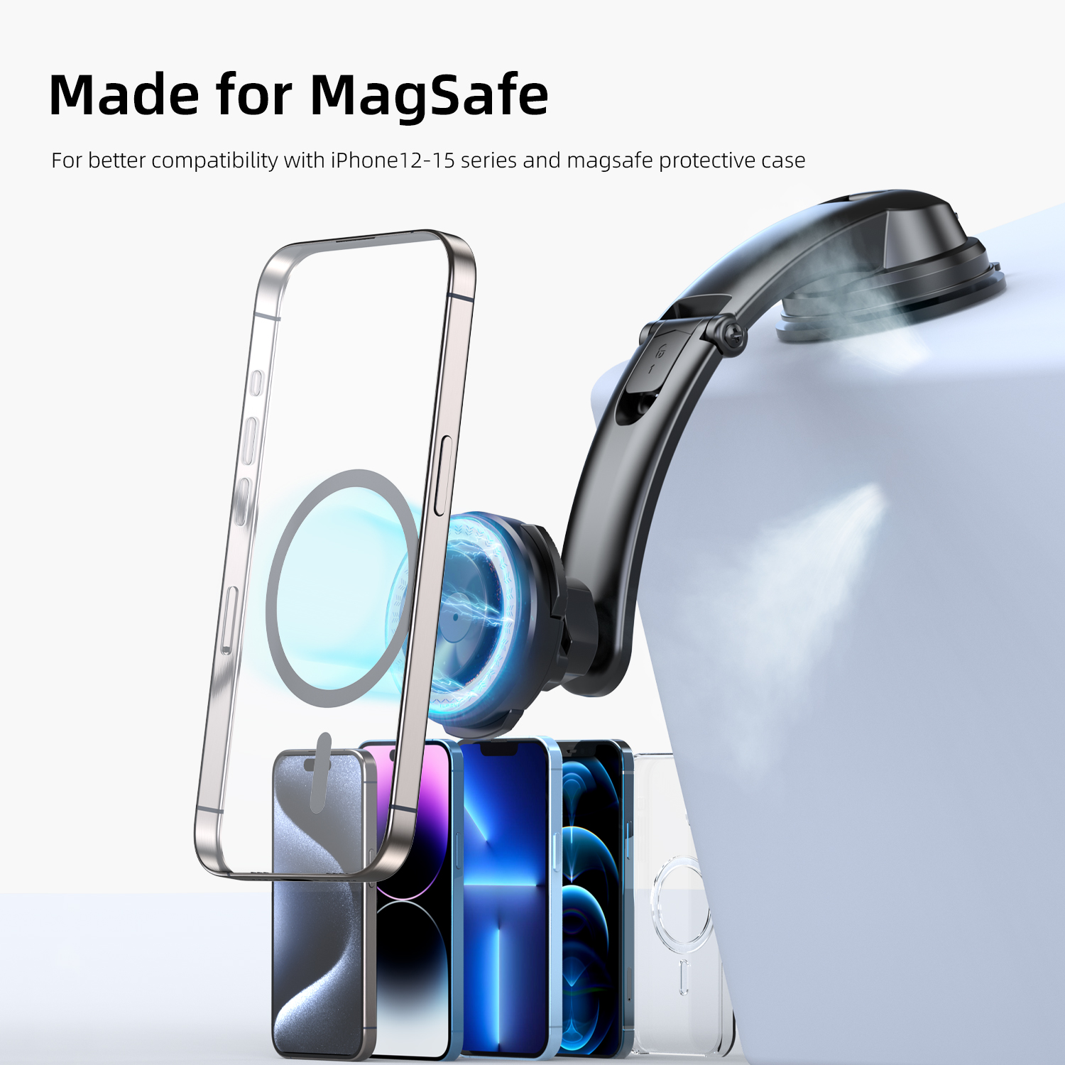 Vyvylabs Air-Mag Dual Lock for MagSafe Car Holder
