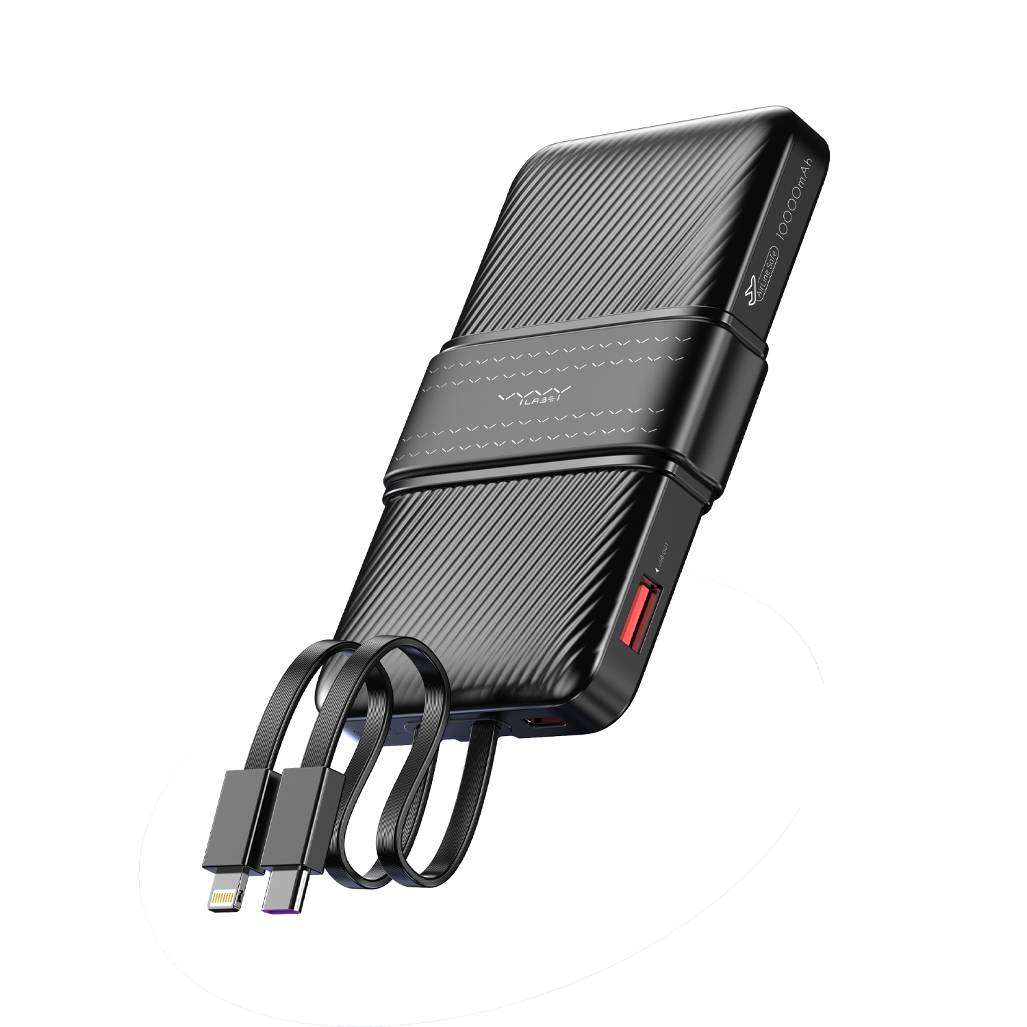 Vyvylabs Creamy Series Power Bank 10000mAh 20W （with C+L Cable） 