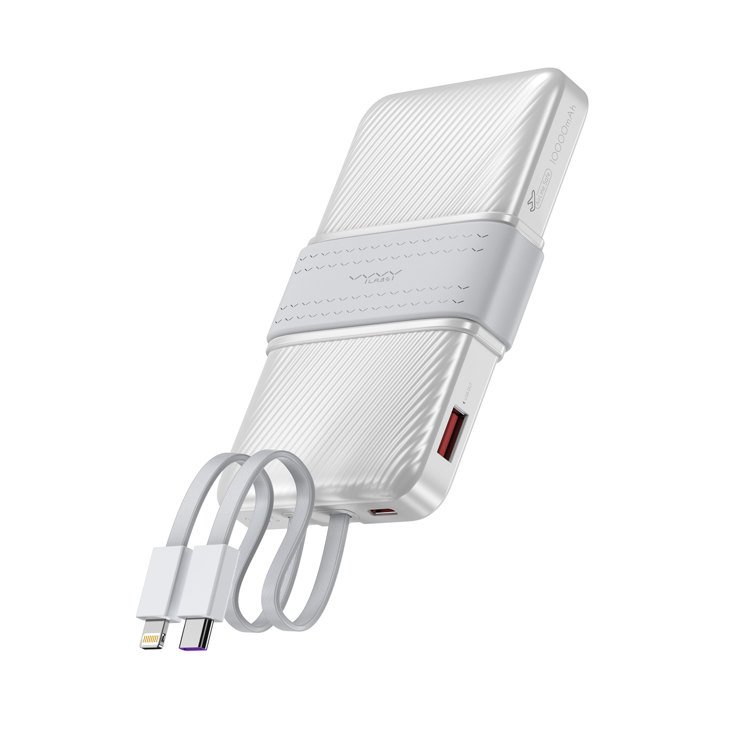 Vyvylabs Creamy Series Power Bank 10000mAh 20W （with C+L Cable） 