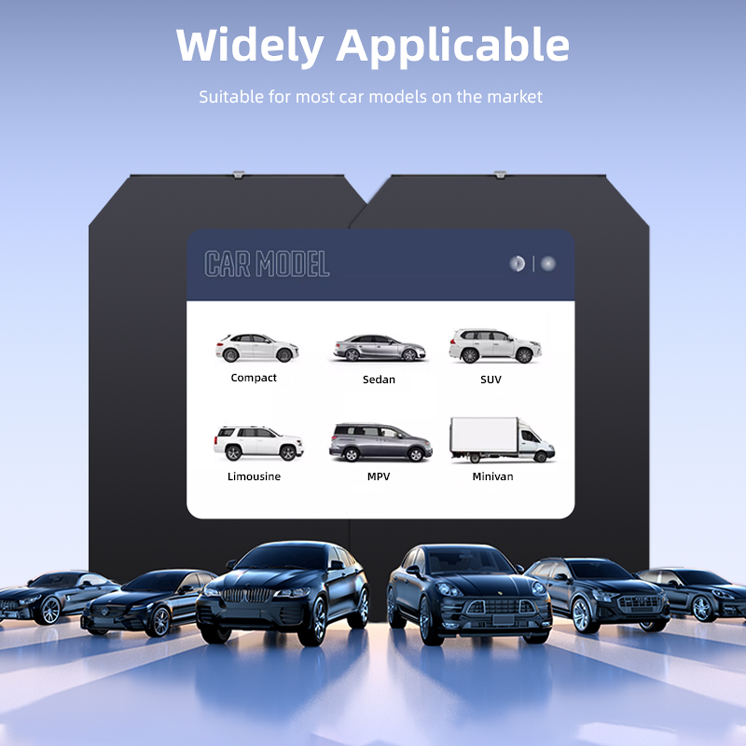 Vyvylabs CoolDrive Double Layered Windshield Sunshade 