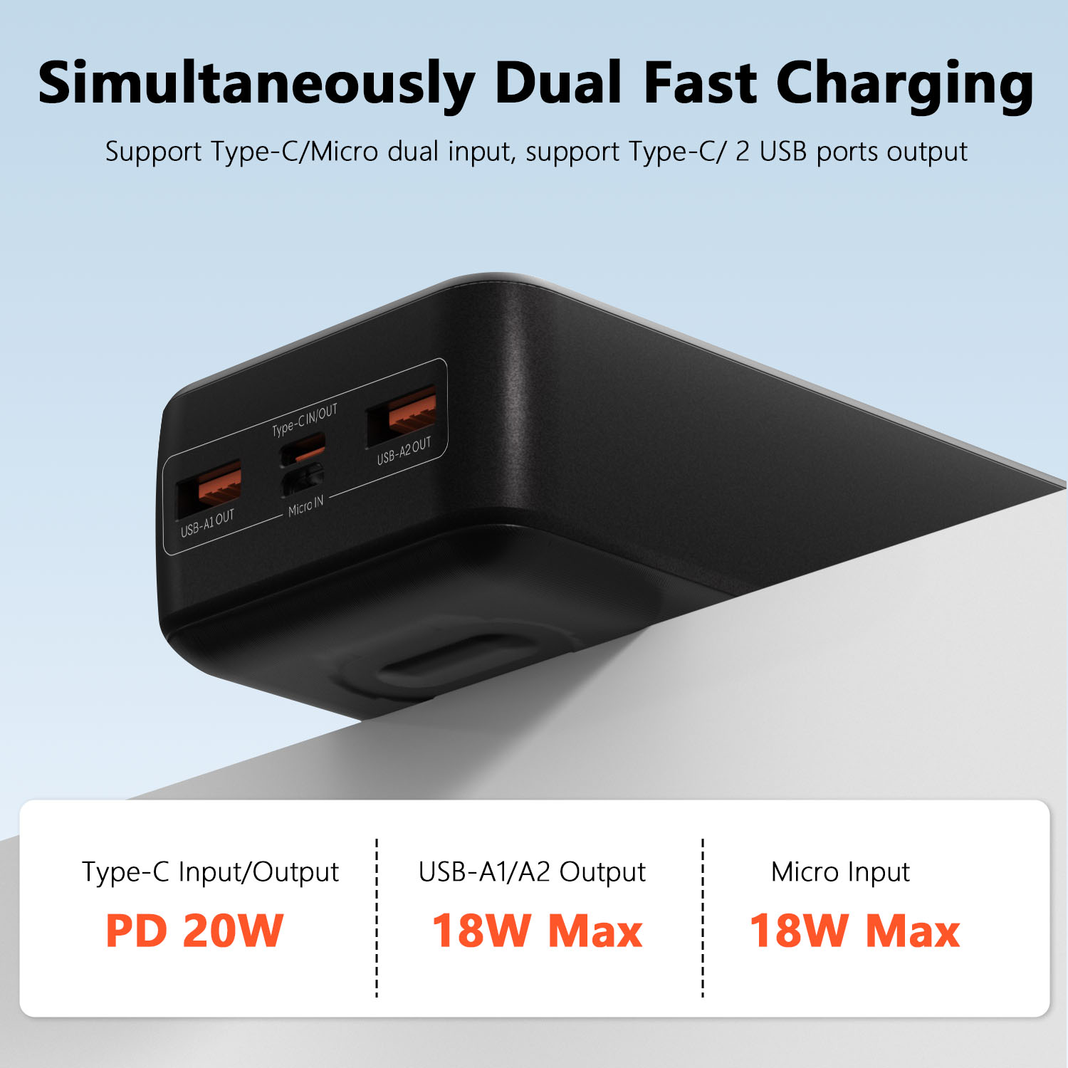 Vyvylabs Boya Digital Display Fast Charge Power bank 30000mAh 20W
