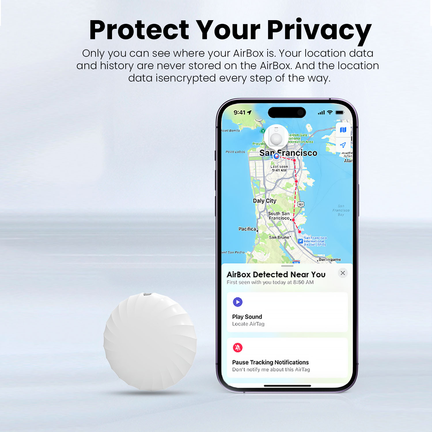 Vyvylabs EasyFind Tag Smart Device Tracker （Apple Certificated） 