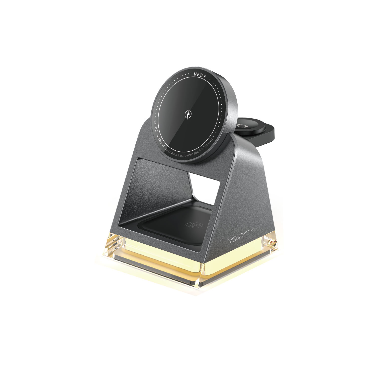 Vyvylabs W30 3 in 1 Wireless Charger 15W （With LED Light） 