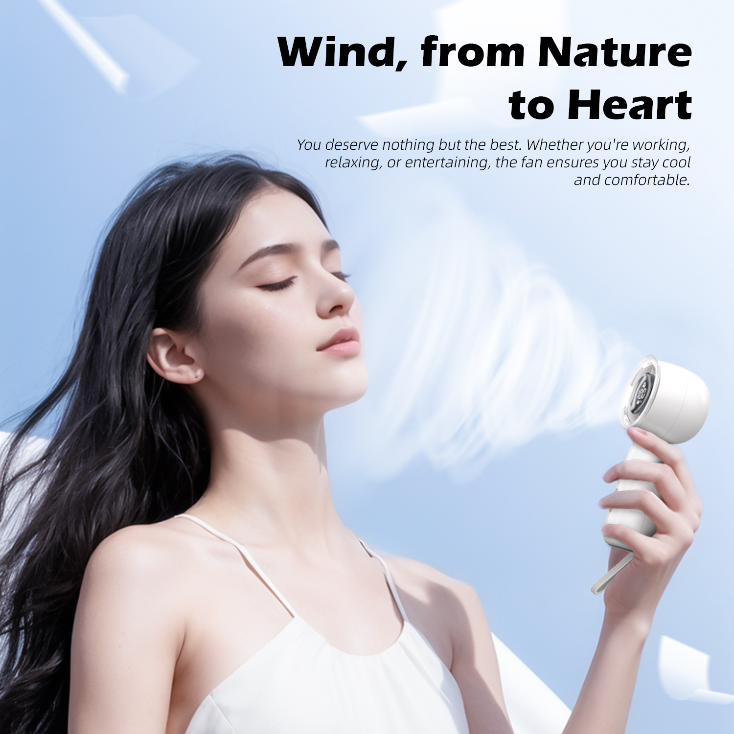 Vyvylabs Babbit High Speed 13000RPM Handheld Fan 