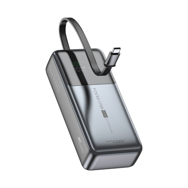 Vyvylabs Power Cube Pro Digital Display Power Bank 20000mAh 100W （with Type-C Fast Charging Cable)