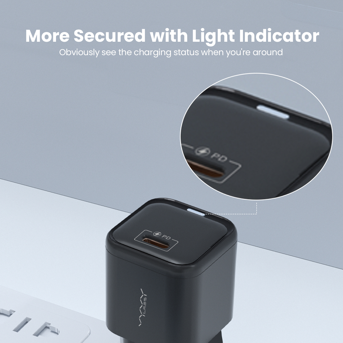 Vyvylabs Polished Fast Charger 20W C （EU plug）
