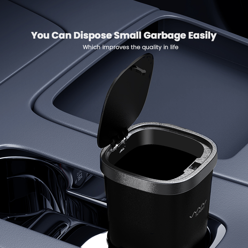 Vyvylabs Dustless Vehicle Garbage Can