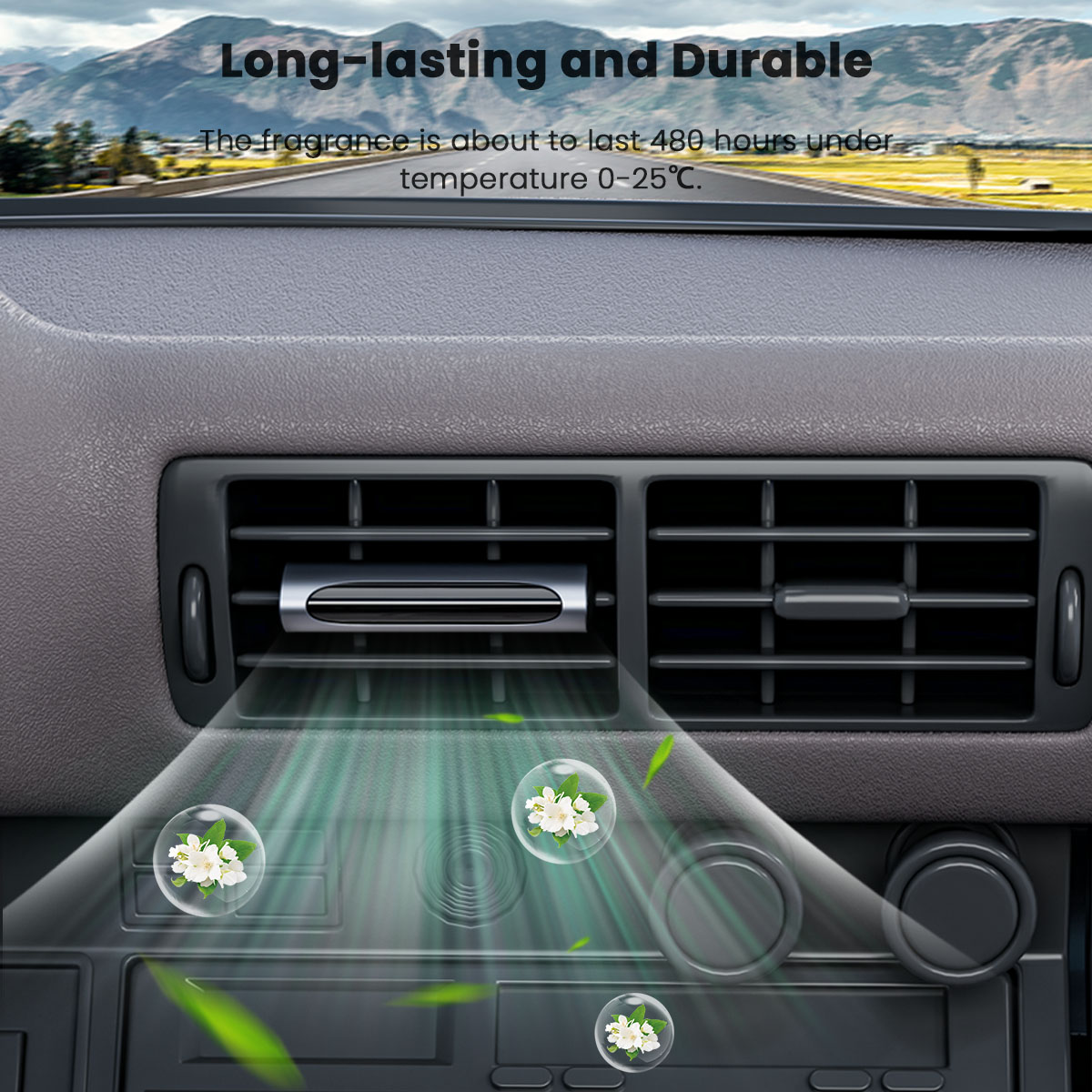 Vyvylabs Refined Metal Car Fragrance