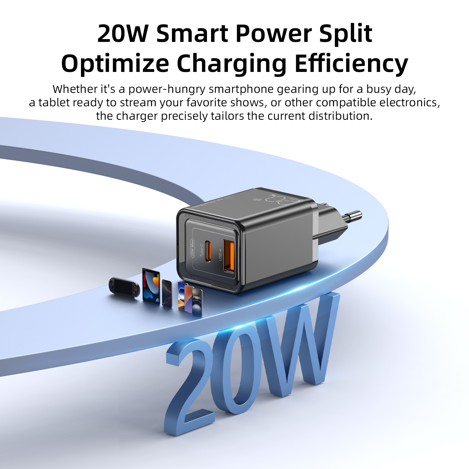 Vyvylabs GaN Cube Fast Charger 20W A+C