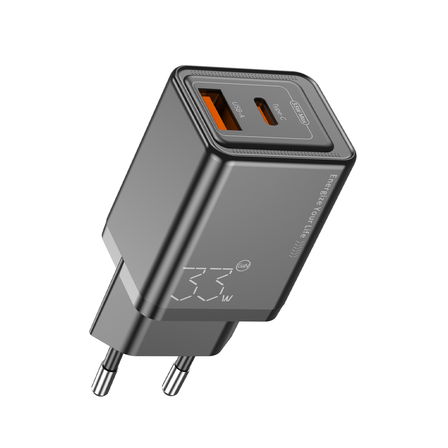 Vyvylabs GaN Cube（Support O/V/M）Fast Charger 33W A+C