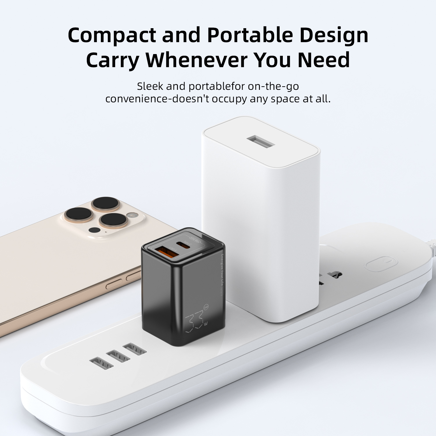 Vyvylabs GaN Cube（Support O/V）Fast Charger 33W A+C （US Version）