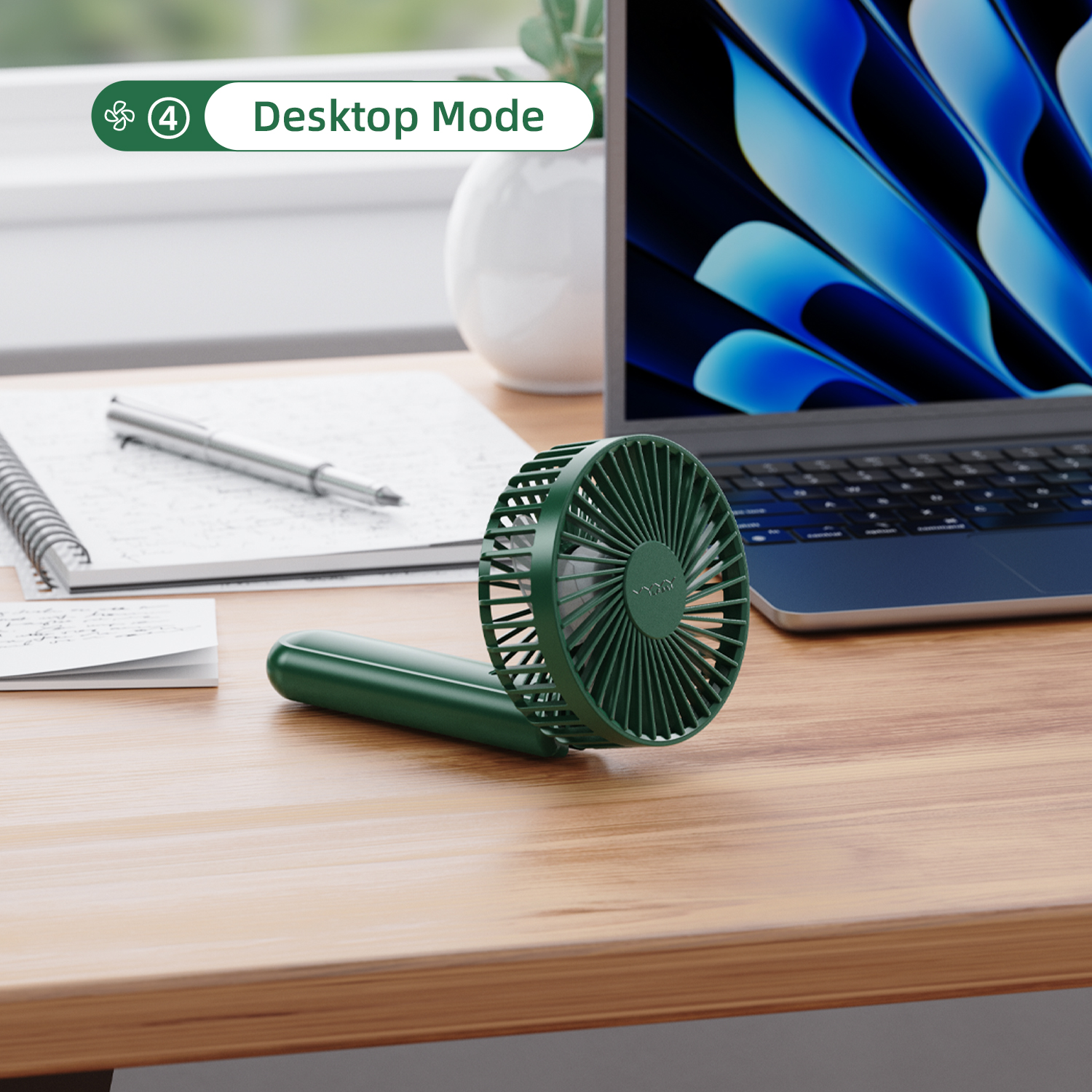 Vyvylabs D02 Handheld Foldable Clip Fan
