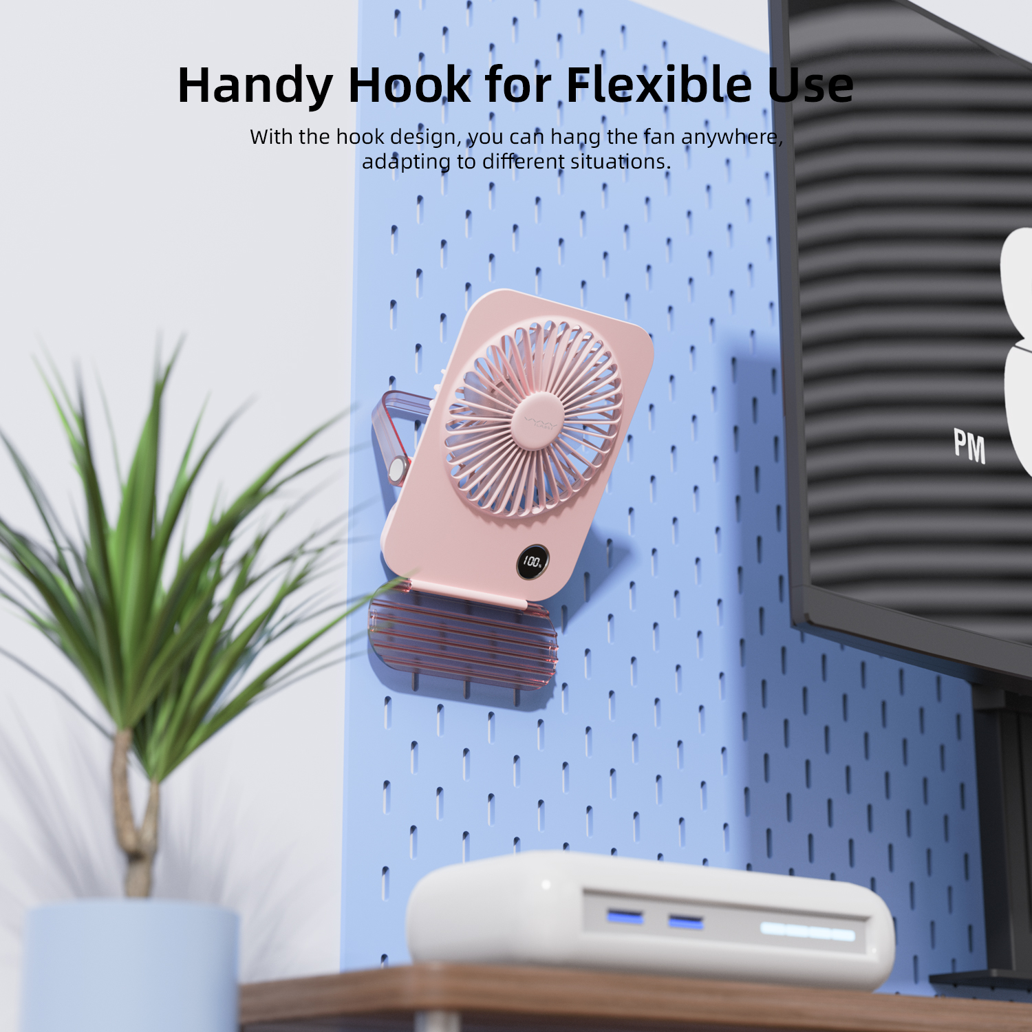 Vyvylabs D11 Mini Foldable Desktop Fan