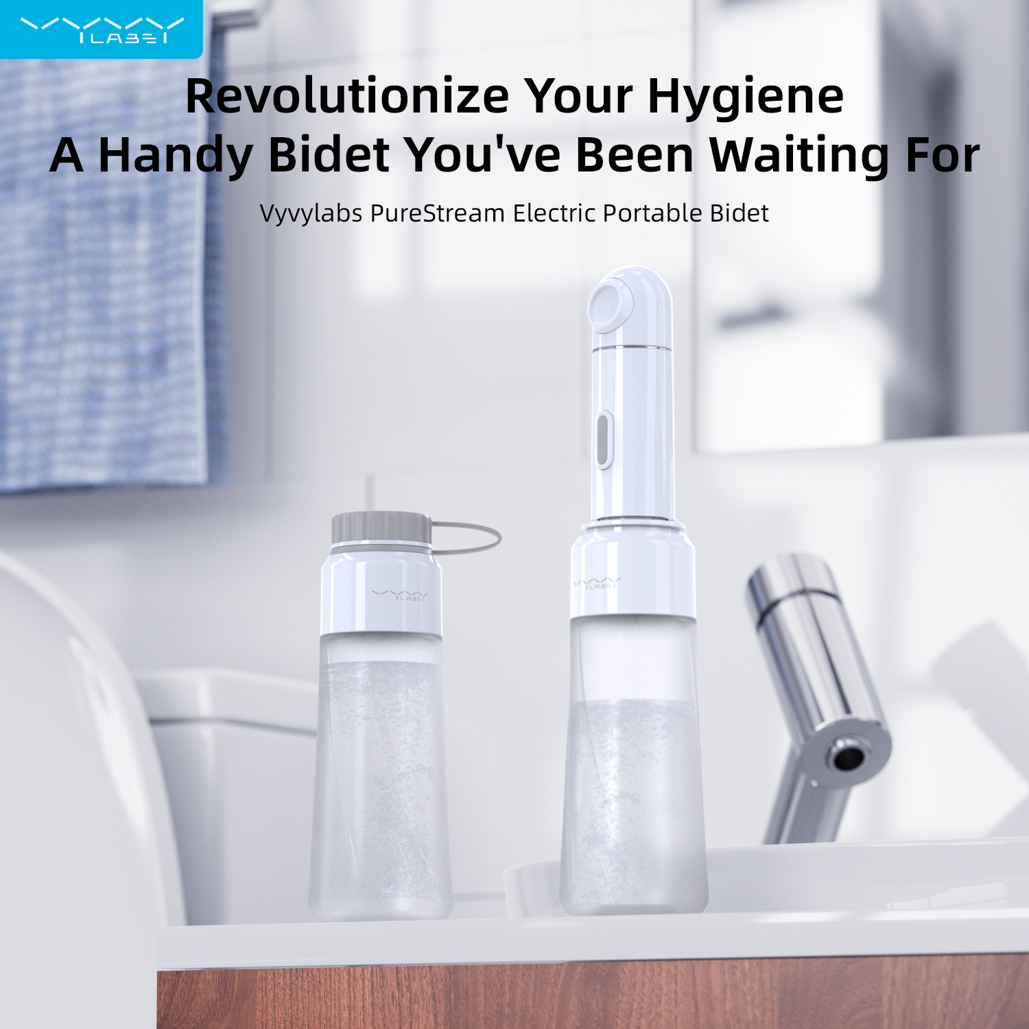 Vyvylabs PureStream Electric Portable Bidet