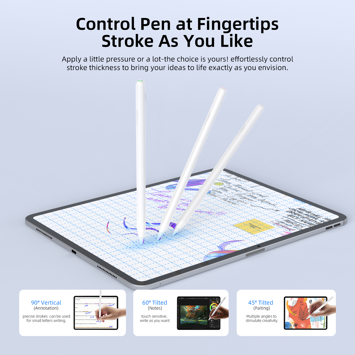 Vyvylabs Myoshu Pro Wireless Charging Capacitive Stylus Pen （Active +Wireless Version）