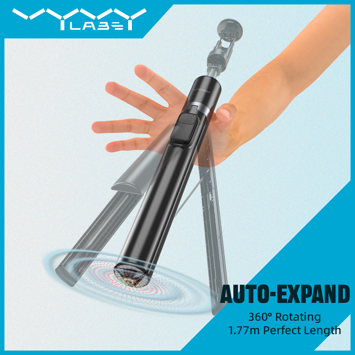 Vyvylabs ZipPop Selfie Stick Tripod