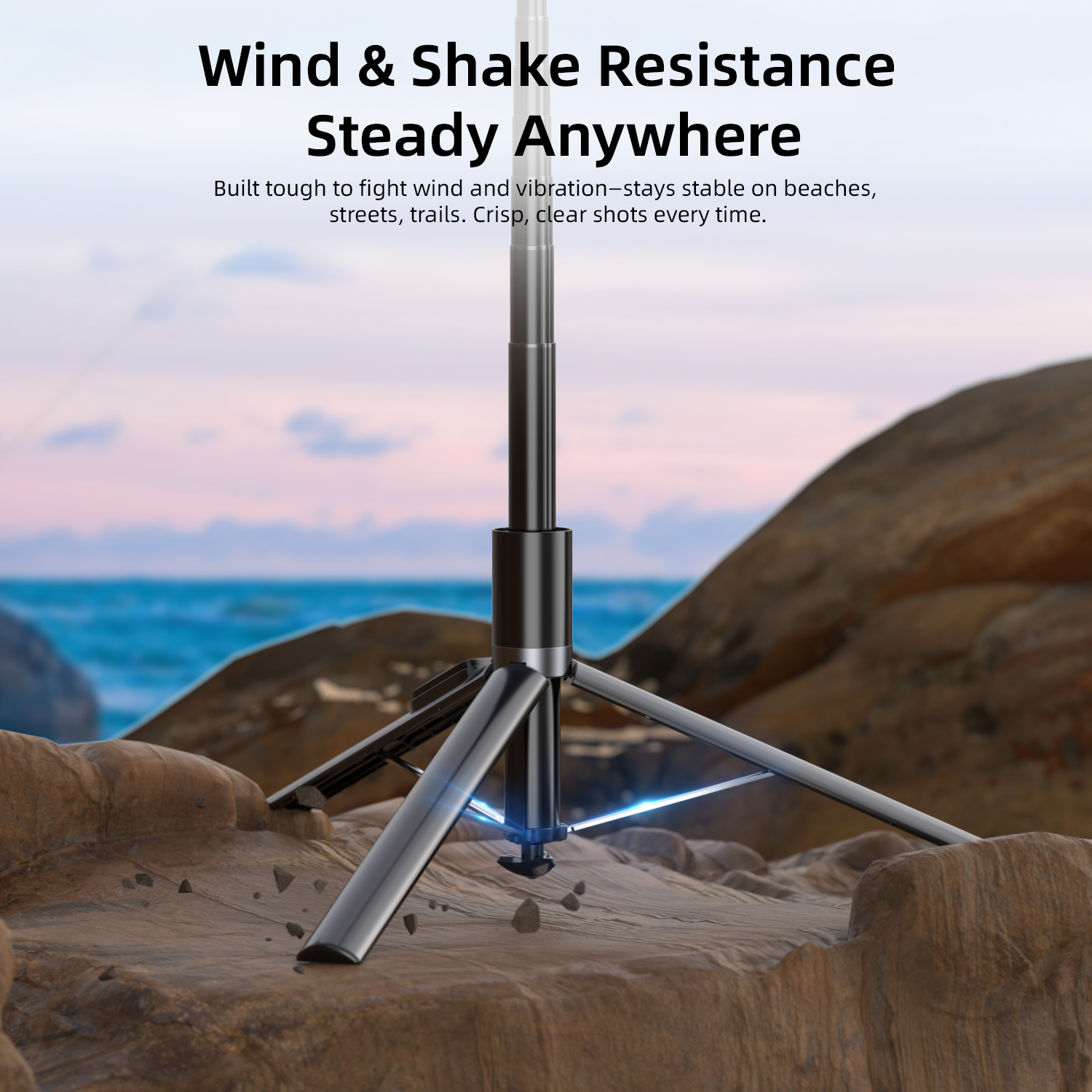 Vyvylabs ZipPop Selfie Stick Tripod
