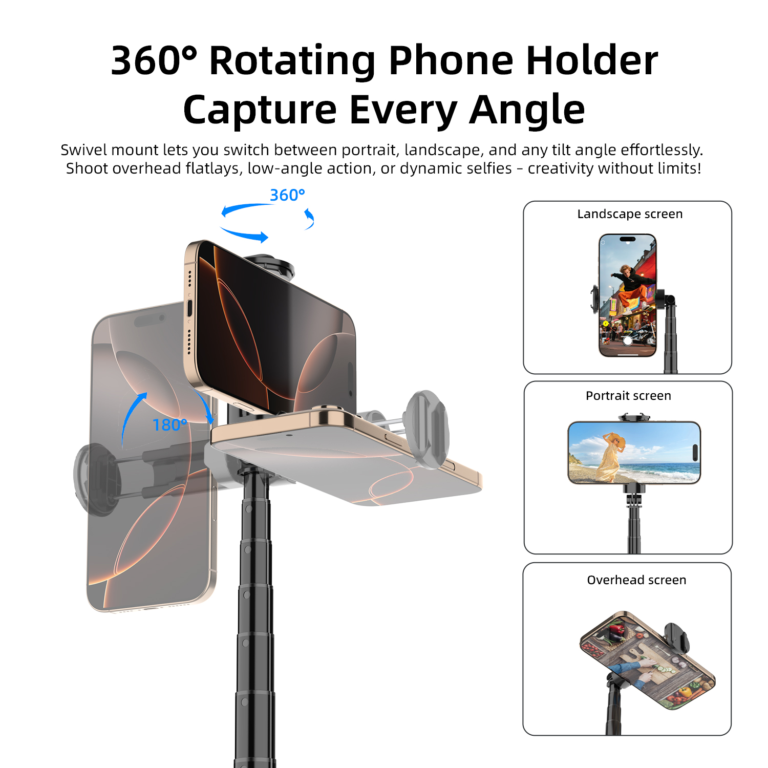 Vyvylabs ZipPop Selfie Stick Tripod