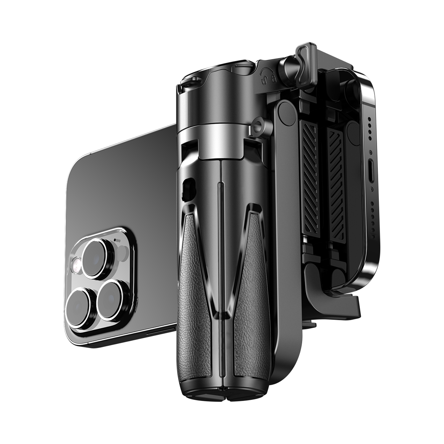 Vyvylabs Palm Super Mini Multifunctional  Selfie Stick Black