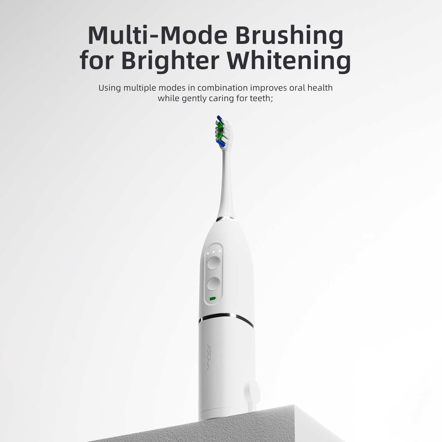 Vyvylabs Aqua 2-in-1 Portable Electronic Toothbrush （with Water Flosser） White