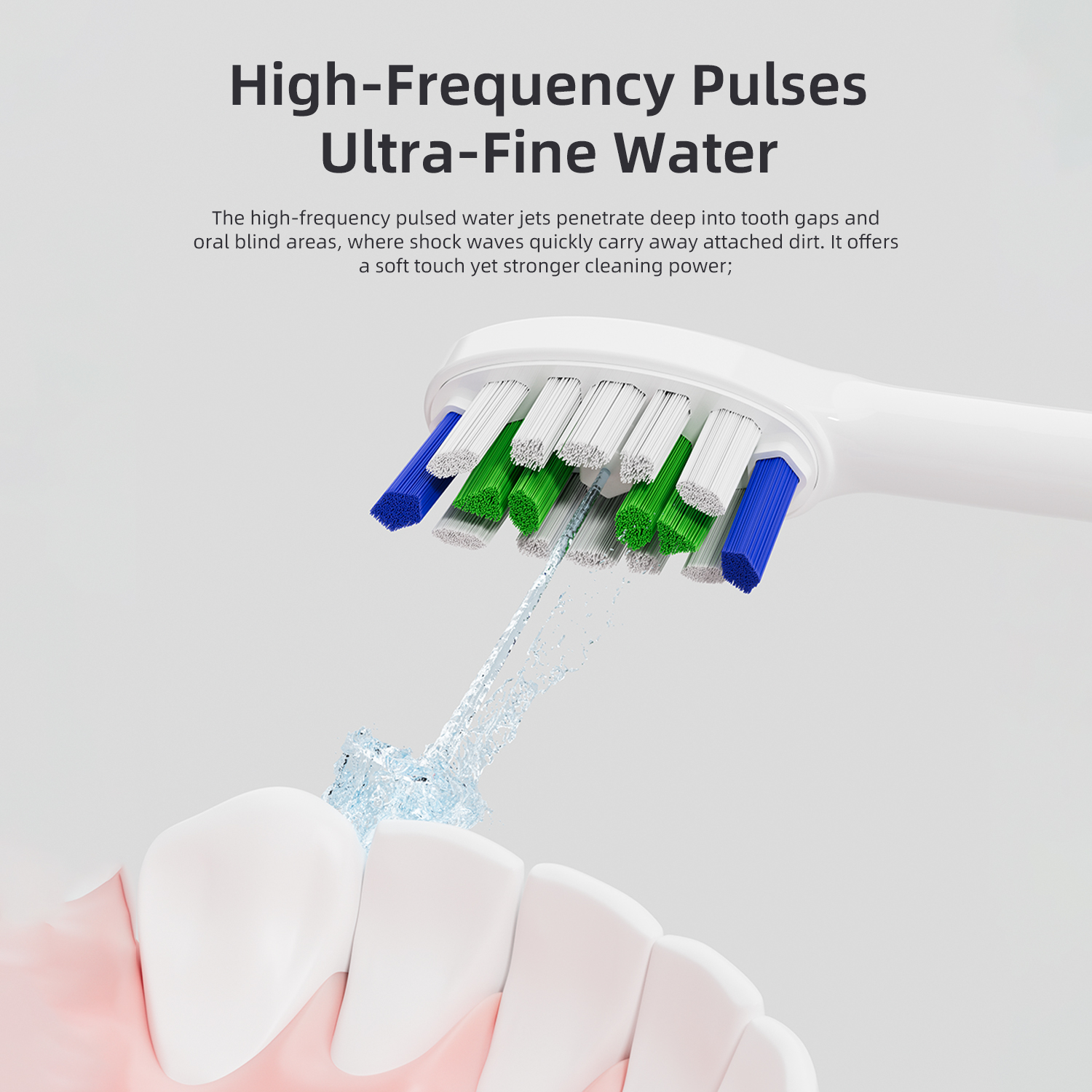 Vyvylabs Aqua 2-in-1 Portable Electronic Toothbrush （with Water Flosser） White