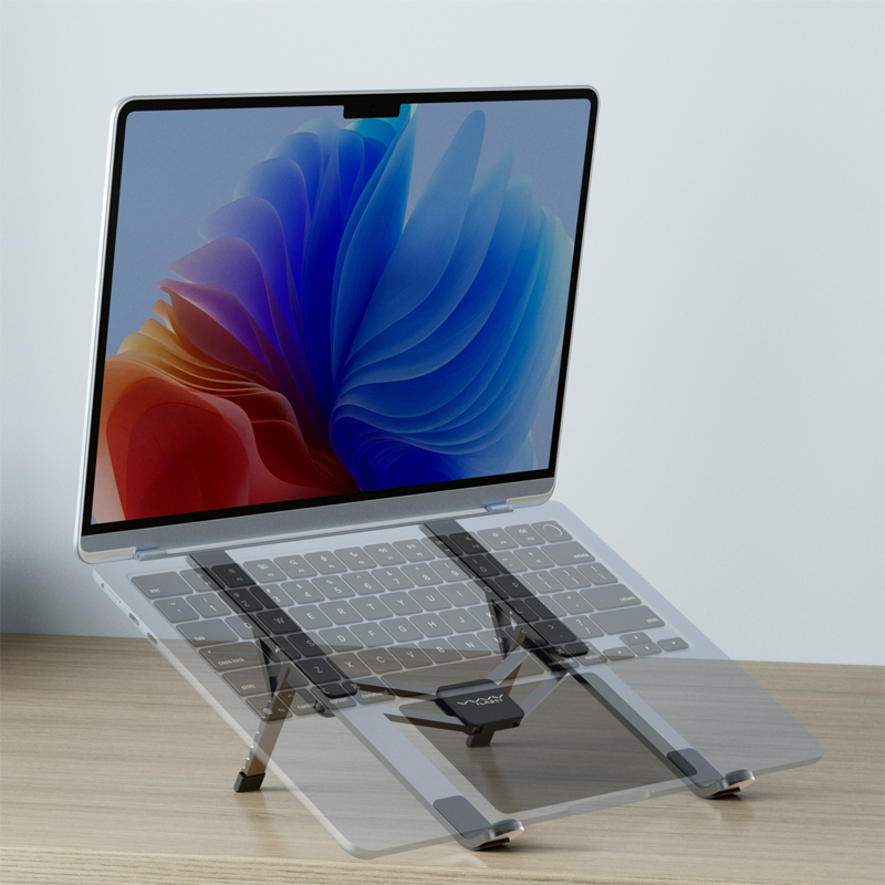 Vyvylabs X15 Aluminum Alloy Foldable Laptop Stand Dark Gray
