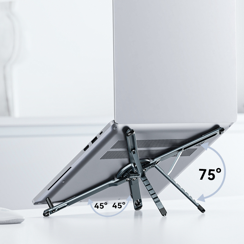 Vyvylabs 3 in 1 Magnetic Multi-functional Foldable Stand Dark Gray