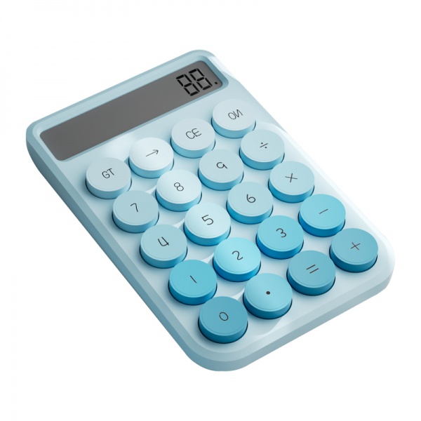 Vyvylabs 10-Digit Electronic Calculator Blue